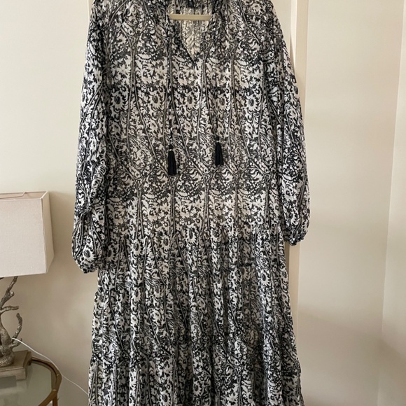 Boho Maxi Dress with Tassles - Picture 3 of 3